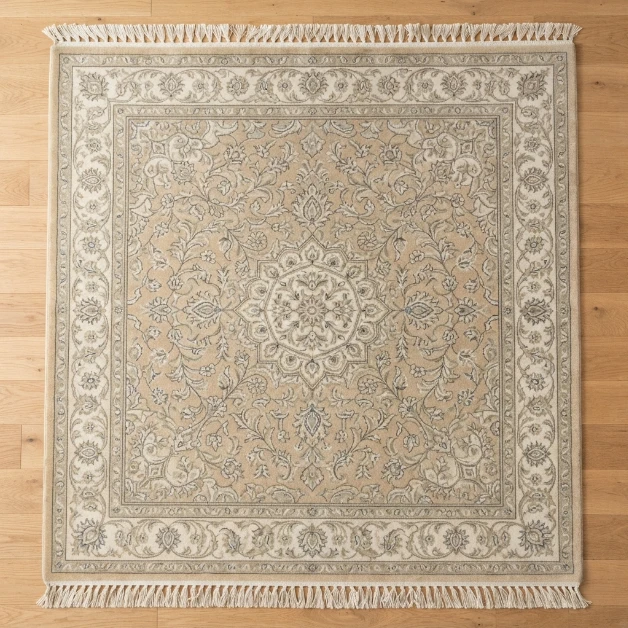 Evelyn Floral Turkish Oriental Beige Rug