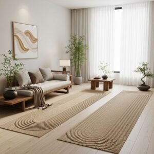 Zen Sandy Runner Carpets hallway runner rug