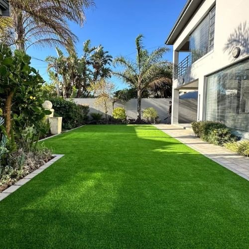 fake grass installation