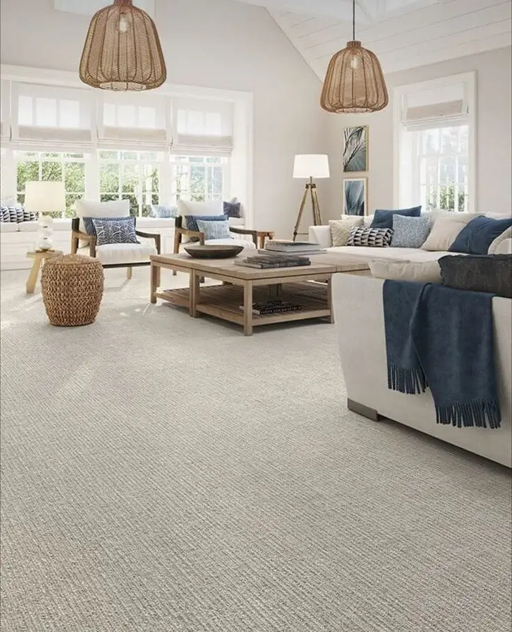 living room gray carpet