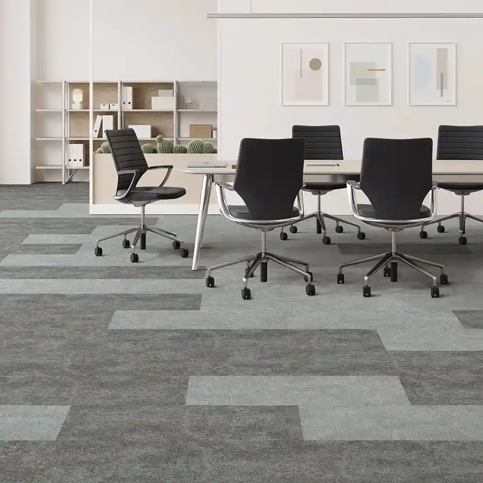 Contemporary grey rug