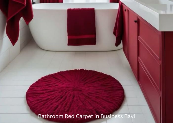Bathroom Red Carpet in Business Bayi