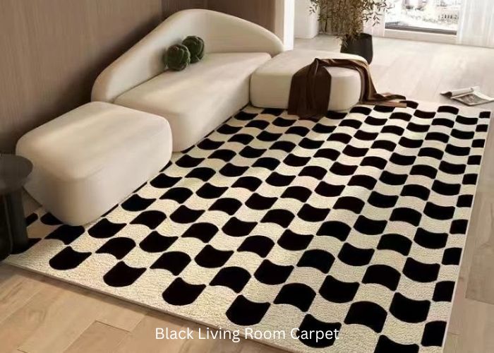 Black Living Room Carpet