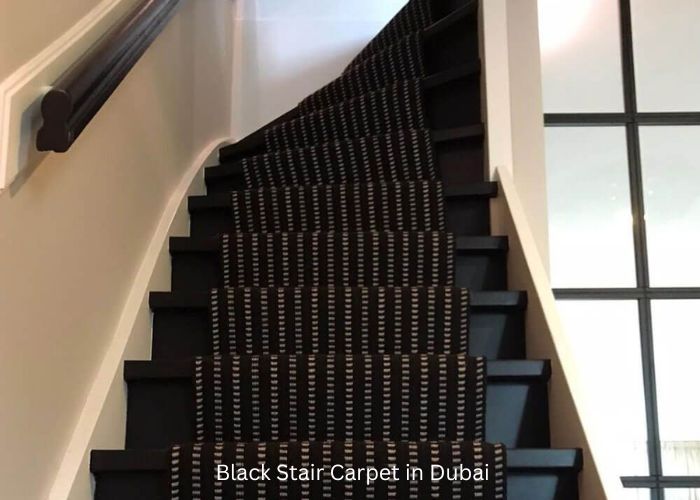 _Black Stair Carpet in Dubai