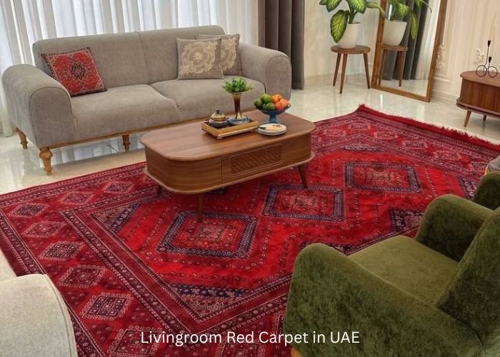 Livingroom Red Carpet in UAE