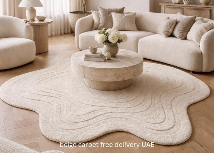 beige carpet free delivery UAE