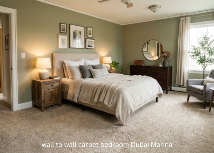 wall to wall carpet bedroom Dubai Marina