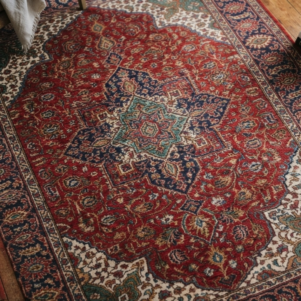 Aesthetic Hand Tuft Persian Carpet - Image 2