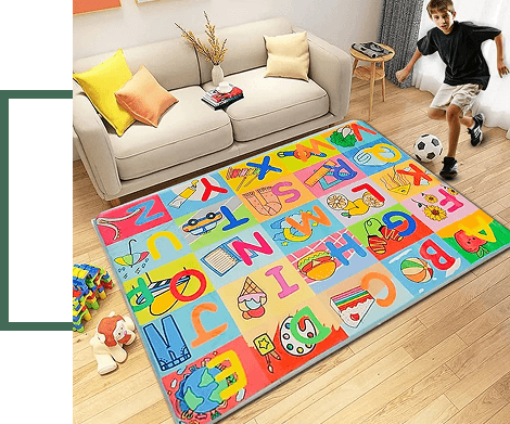 Anti-allergy kids carpets Dubai