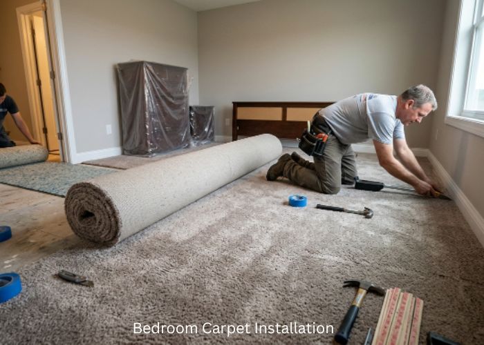 Bedroom Carpet Installation