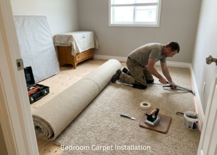 Bedroom Carpet Installation