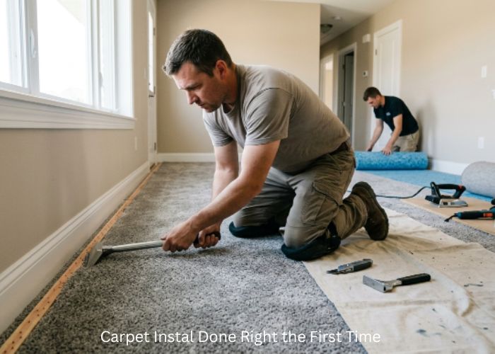Carpet Instal Done Right the First Time