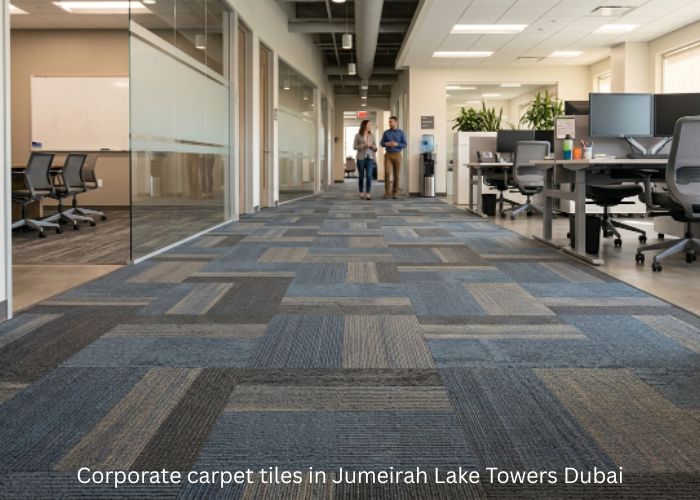 Corporate carpet tiles in Jumeirah Lake Towers Dubai