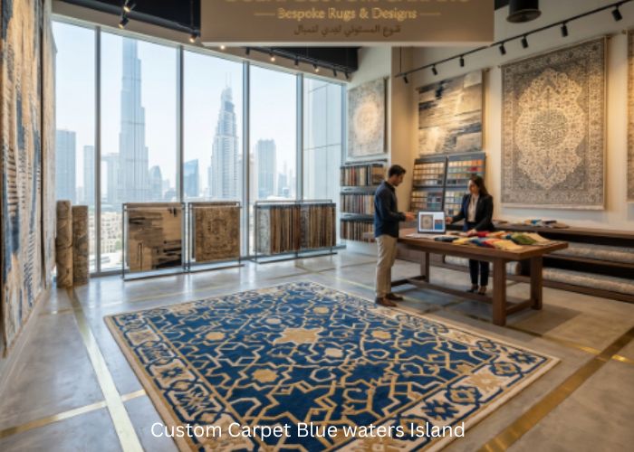 Custom Carpet Blue waters Island