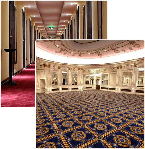 Custom hotel flooring Dubai luxury carpets