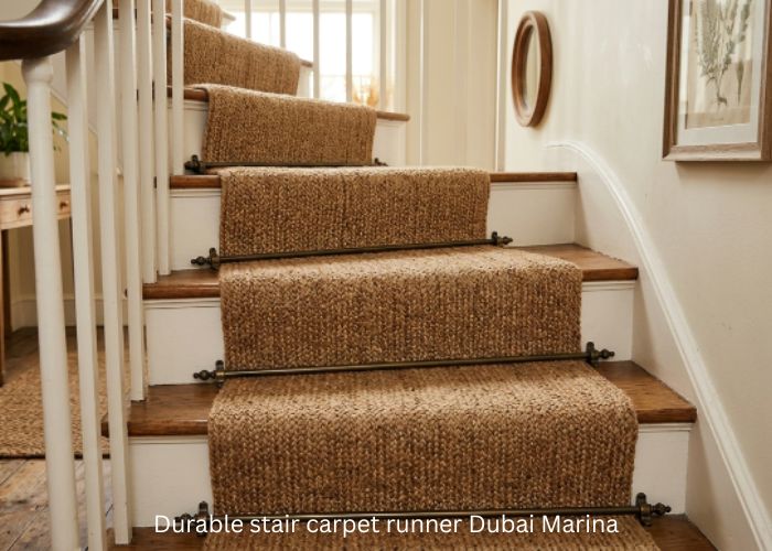 Durable stair carpet runner Dubai Marina