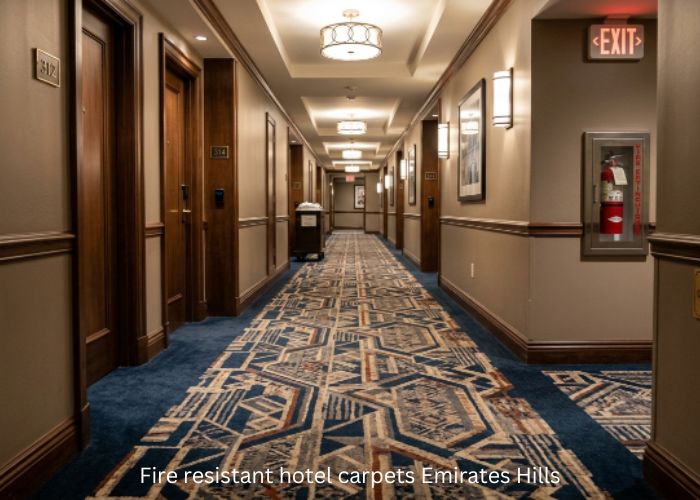 Fire resistant hotel carpets Emirates Hills