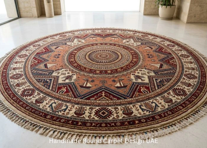 Handmade Round Carpet Design UAE