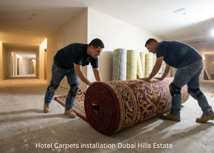 Hotel Carpets installation Dubai Hills Estate