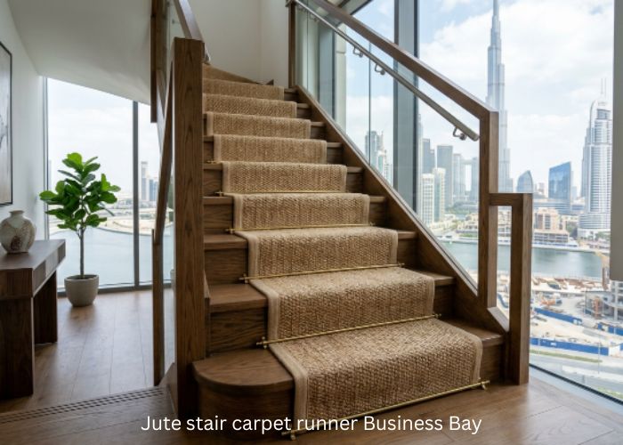 Jute stair carpet runner Business Bay
