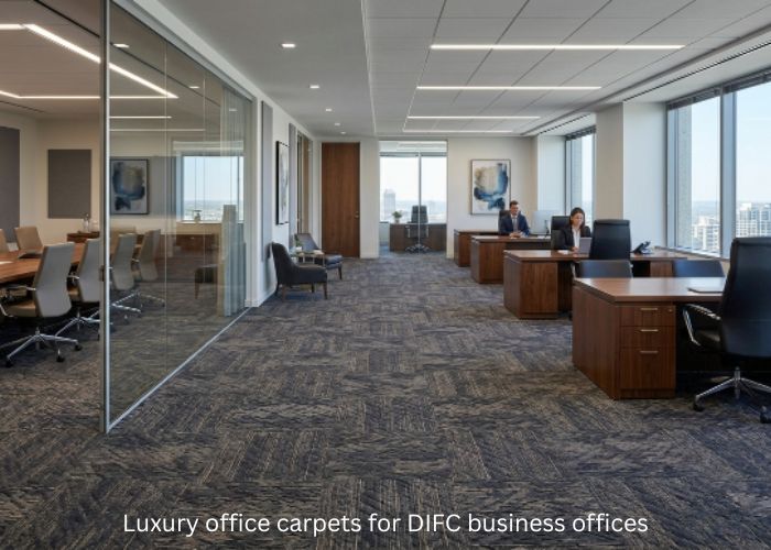 Luxury office carpets for DIFC business offices