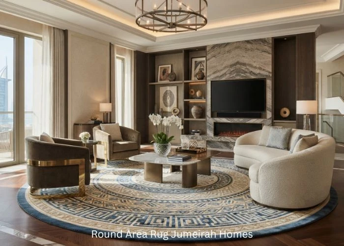 Round Area Rug Jumeirah Homes