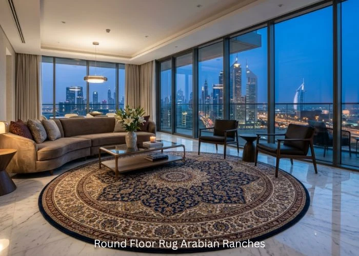 Round Floor Rug Arabian Ranches