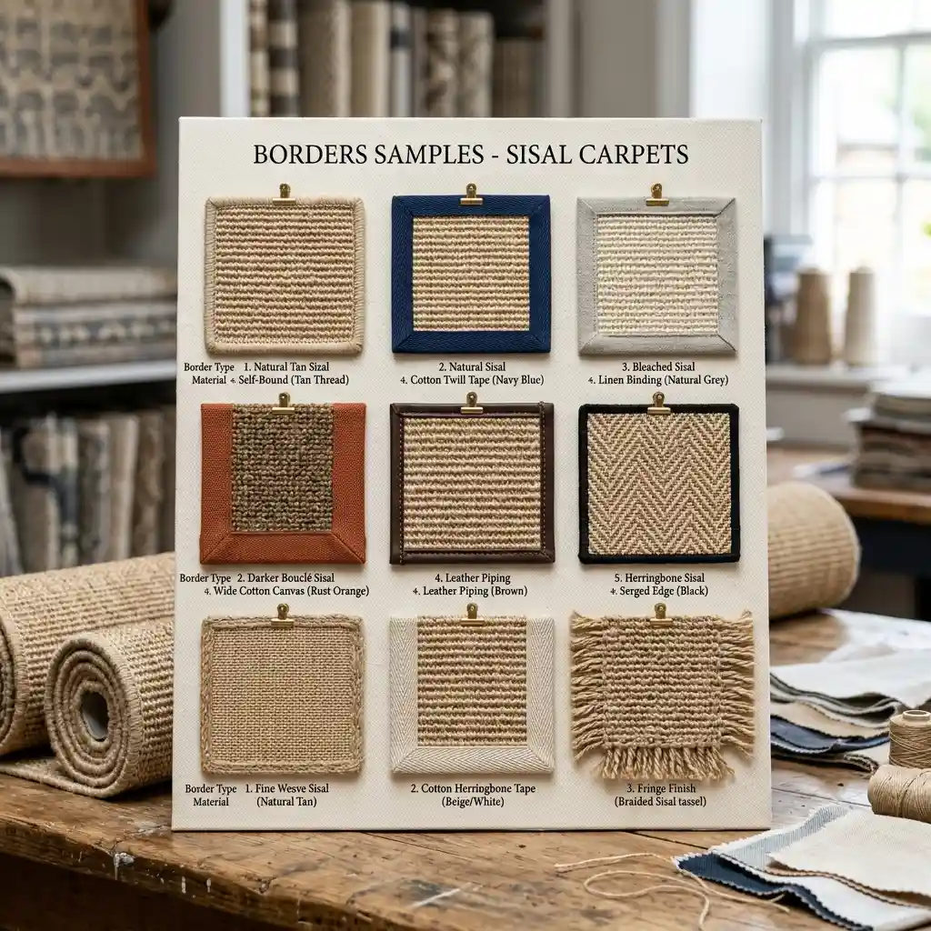 Borders Samples sisal carpets