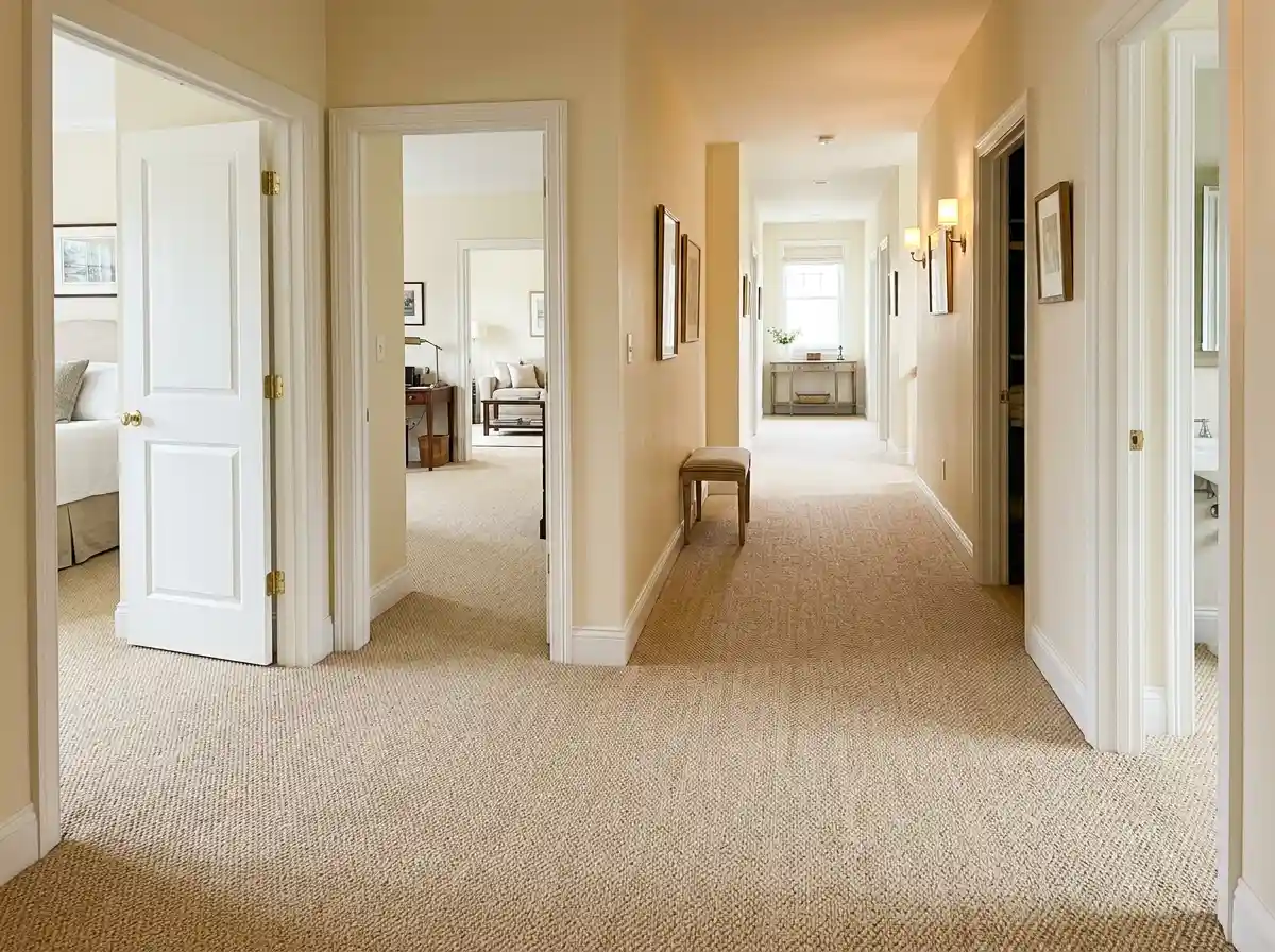 Installing wall to wall sisal carpet