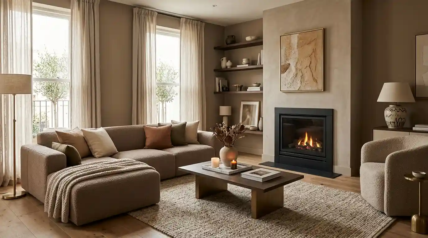 Neutral sisal carpet for contemporary interiors