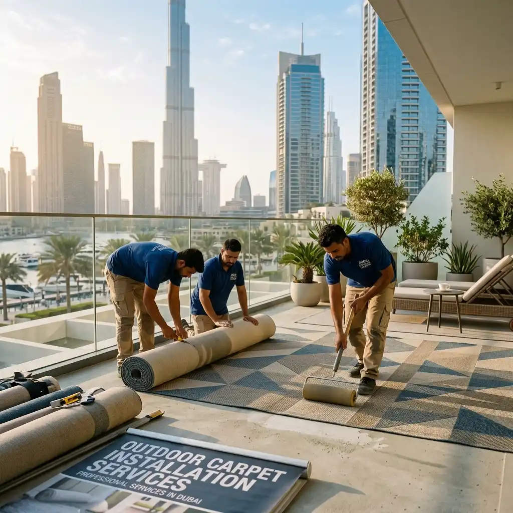 Outdoor Carpet Installation1