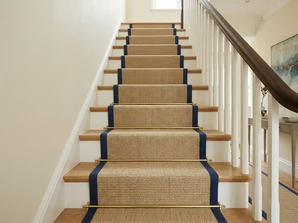 Sisal stair runner carpet