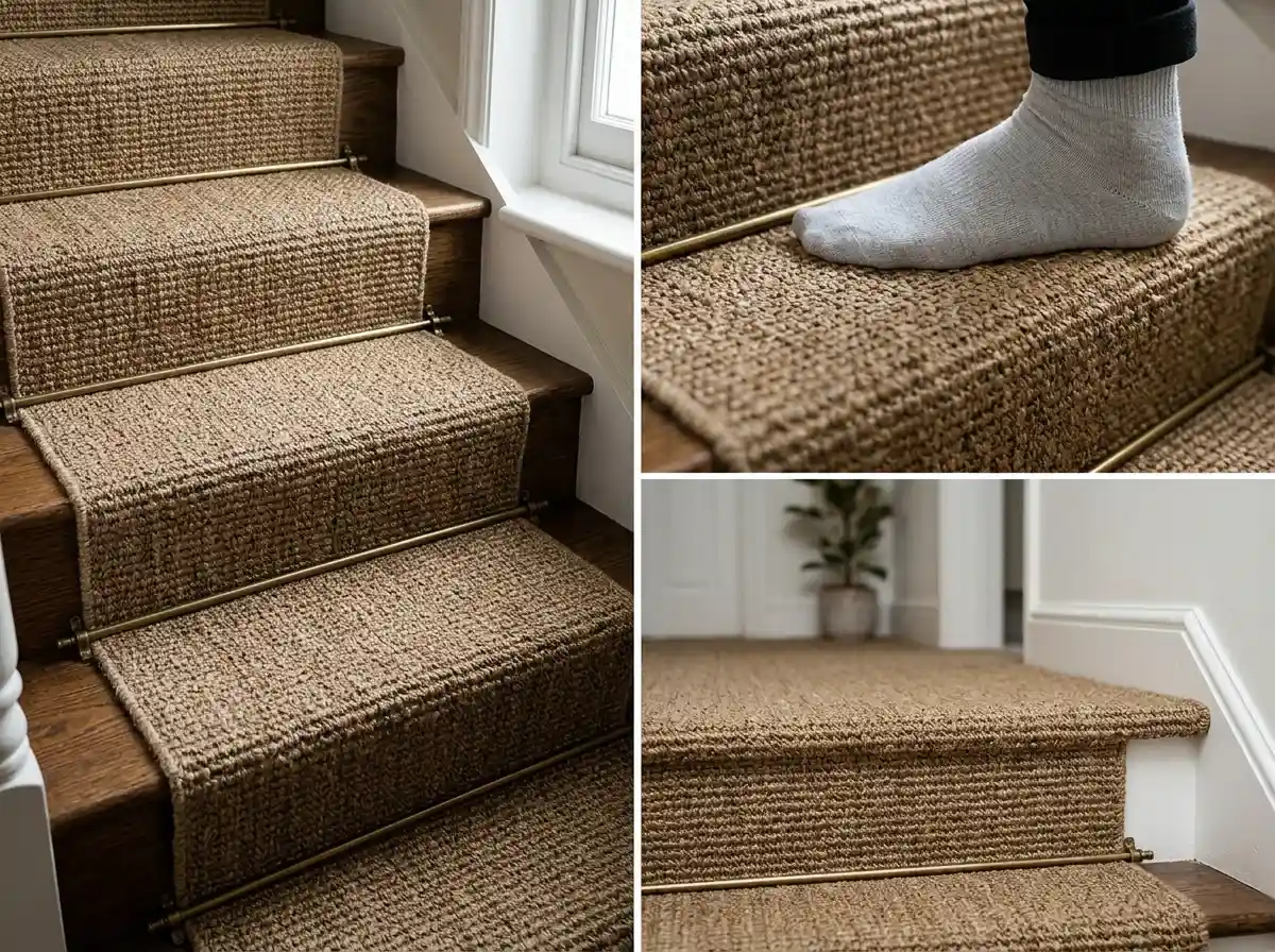 Sisal stair carpets
