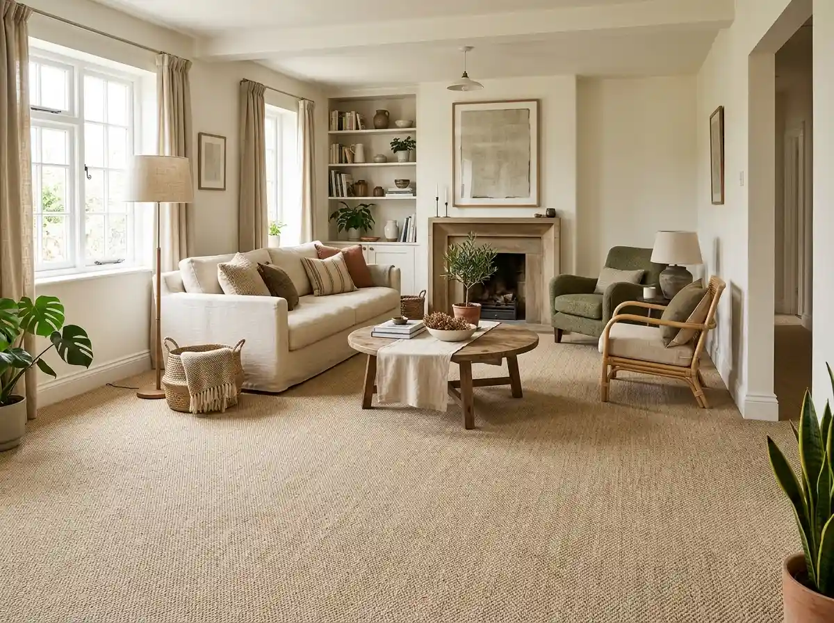 Wall-to-Wall Sisal - Living Room